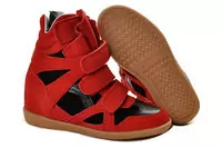 mujer isabel marant cuir zapatos etoile rouge noir